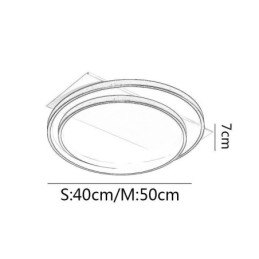 Modern Ceiling Light Round Flush Mount Ceiling Lamp