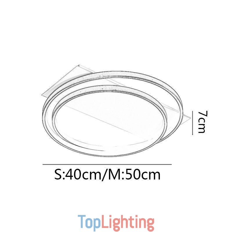 Modern Ceiling Light Round Flush Mount Ceiling Lamp