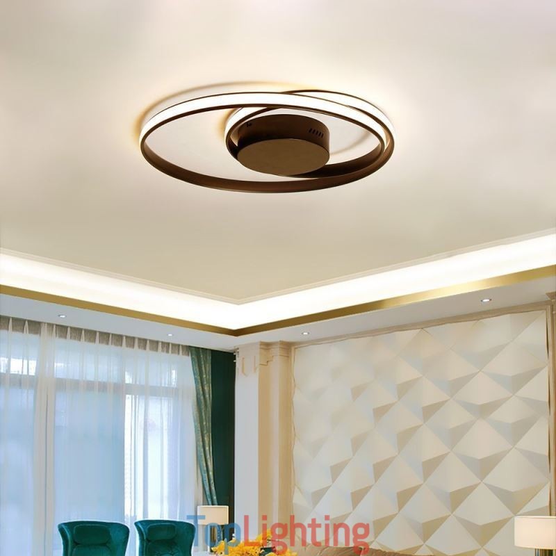 Modern Ceiling Lights Double Round Lamps