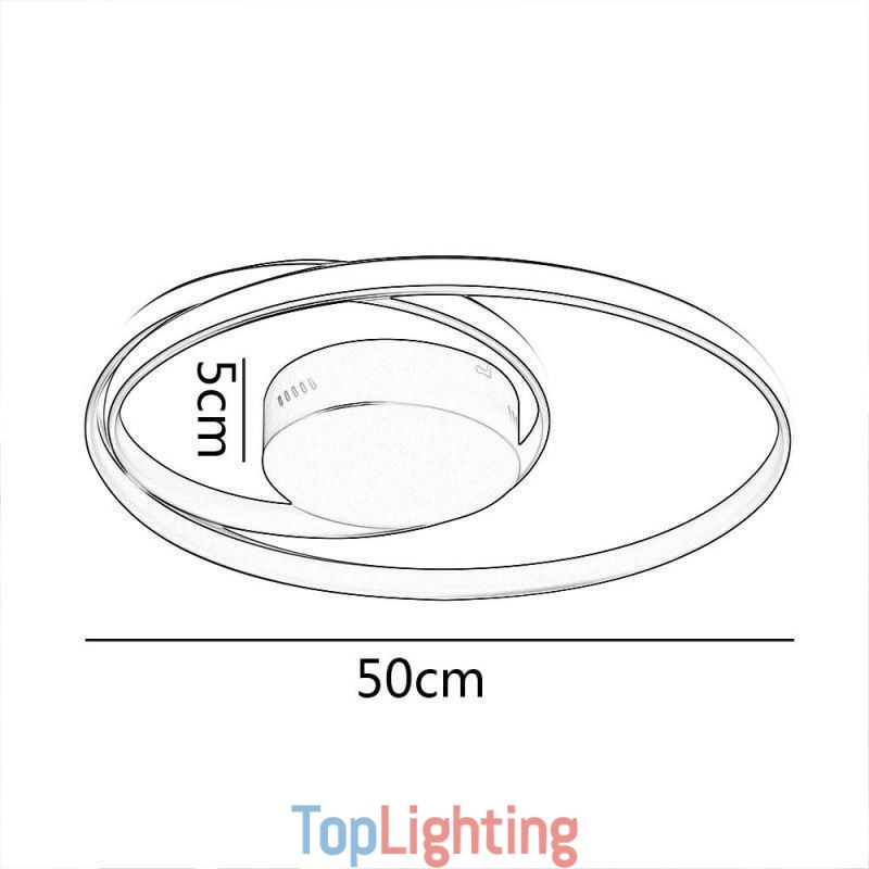 Modern Ceiling Lights Double Round Lamps