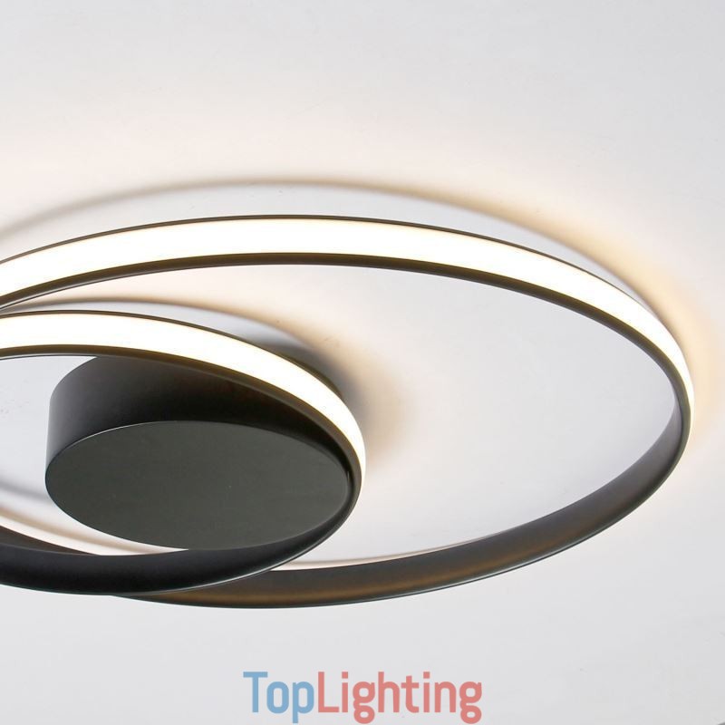 Modern Ceiling Lights Double Round Lamps