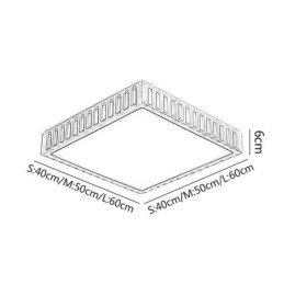 Japanese Ceiling Lamp Square Wood Ceiling Lamp