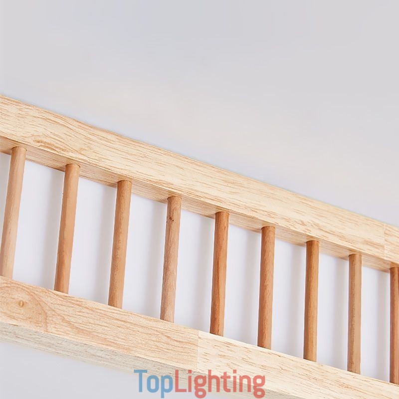 Japanese Ceiling Lamp Square Wood Ceiling Lamp