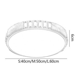 Japanese Ceiling Light Minimalist Flush Mount Lighting Fixture