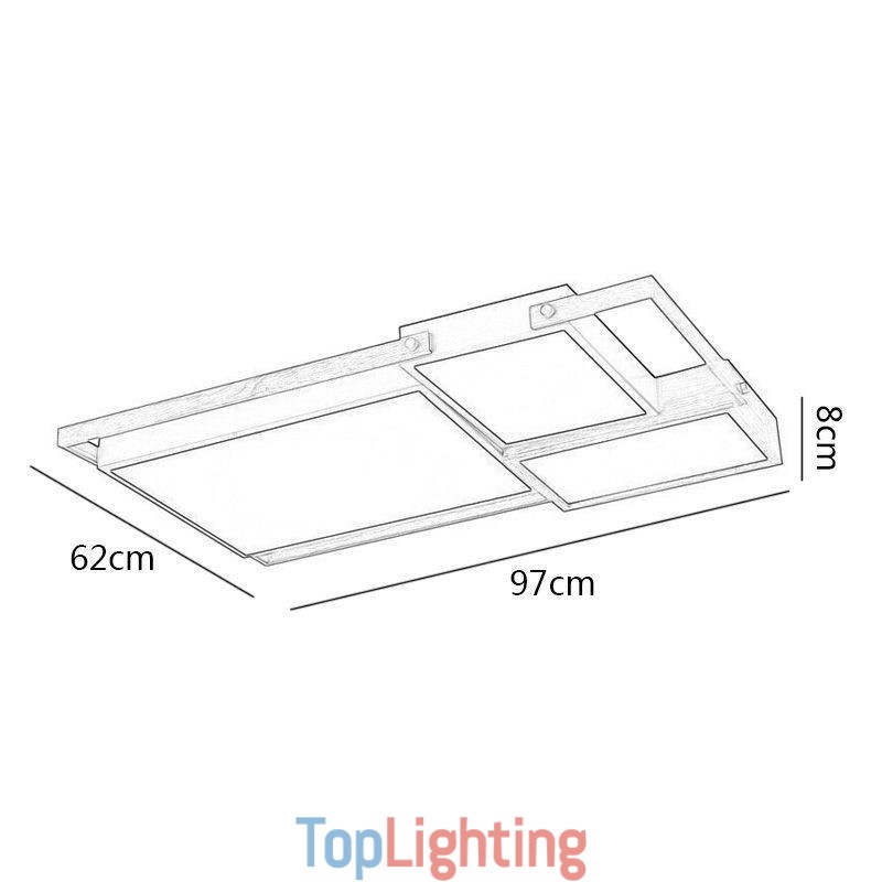 Modern Ceiling Light Splicing Rectangular Ceiling Lamp
