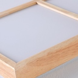 Japanese Acrylic Ceiling Light Geometric Wood Ceiling Lamp