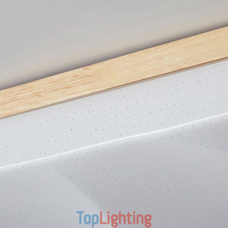 Japanese Acrylic Ceiling Light Rectangular Corrugated Ceiling Lamp