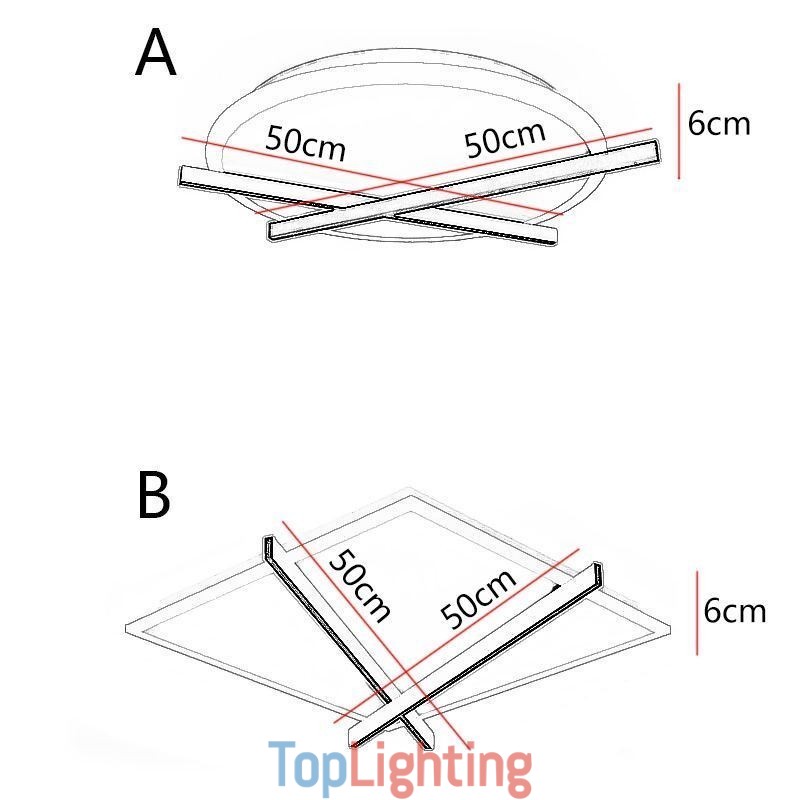 Nordic Ceiling Light Art Clock Design Ceiling Lamp