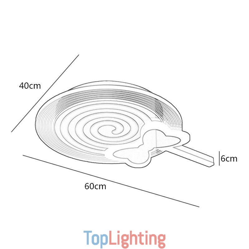 Modern Ceiling Lamp Lollipop Ceiling Light Kids