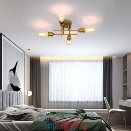 Flush Mount Ceiling Light Fixture 4 Light Socket Flush Mount Ceiling Light Fixture 4 Light Socket