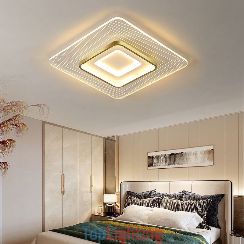 Ceiling Light Flush Mount Square Ceiling Lamp