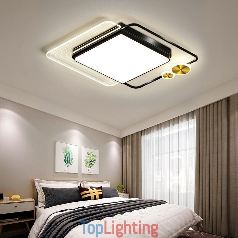 Nordic Ceiling Light Square Acrylic Flush Mount Ceiling Lighting Fixture