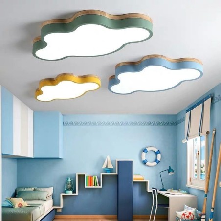 Flush Mount Modern Creative Acrylic Cloud Shape Ceiling Light Kids Flush Mount Modern Creative Acrylic Cloud Shape Ceiling Light Kids