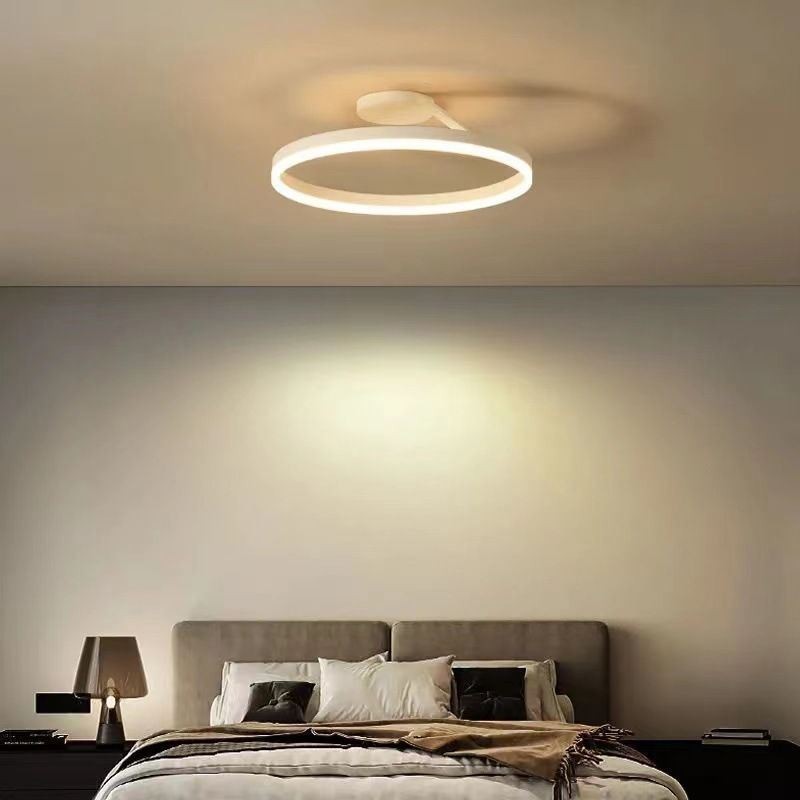 Modern Flush Mount Ceiling Light Fixture Circle Lighting Lamp with Acrylic Lampshade