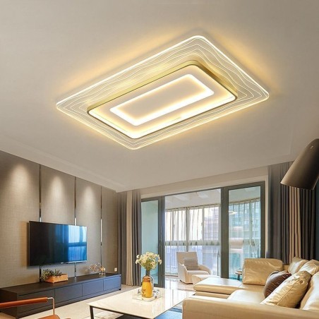 Rectangular Flush Mount Minimalist Acrylic Ultrathin Ceiling Lamp Rectangular Flush Mount Minimalist Acrylic Ultrathin Ceiling Lamp