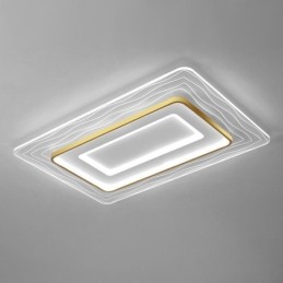 Rectangular Flush Mount Minimalist Acrylic Ultrathin Ceiling Lamp
