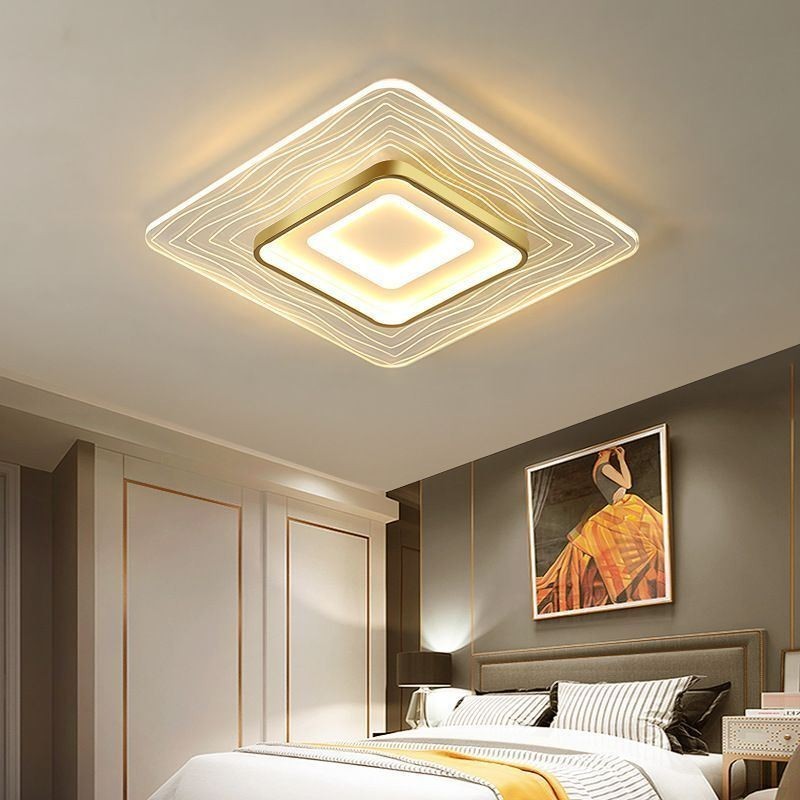 Flush Mount Ceiling Light Minimalist Acrylic Ultrathin Ceiling Lamp