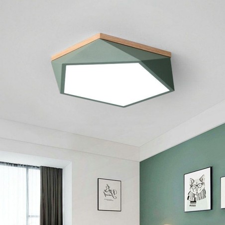 Modern Ceiling Light Diamond Shape Design Dimmable Flush Mount Ceiling Lights Fixture Modern Ceiling Light Diamond Shape Design Dimmable Flush Mount Ceiling Lights Fixture