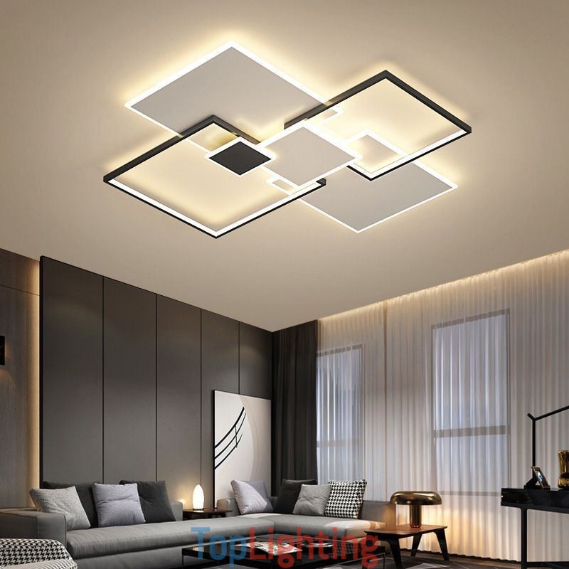 Flush Mount Square Ceiling Light Fixture