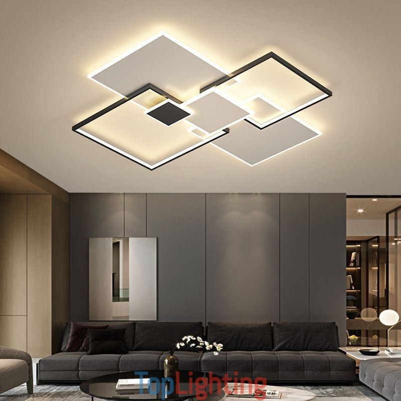 Flush Mount Square Ceiling Light Fixture
