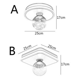Flush Mount Home Decor Ceiling Light Fixture
