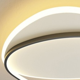 Flush Mount Double Triangle Ceiling Light