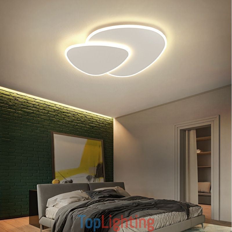 Flush Mount Double Triangle Ceiling Lighting