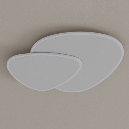 Flush Mount Double Triangle Ceiling Lighting