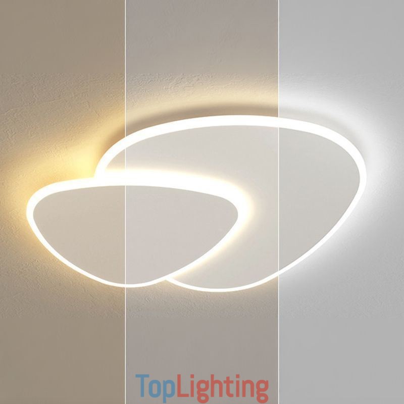 Flush Mount Double Triangle Ceiling Lighting