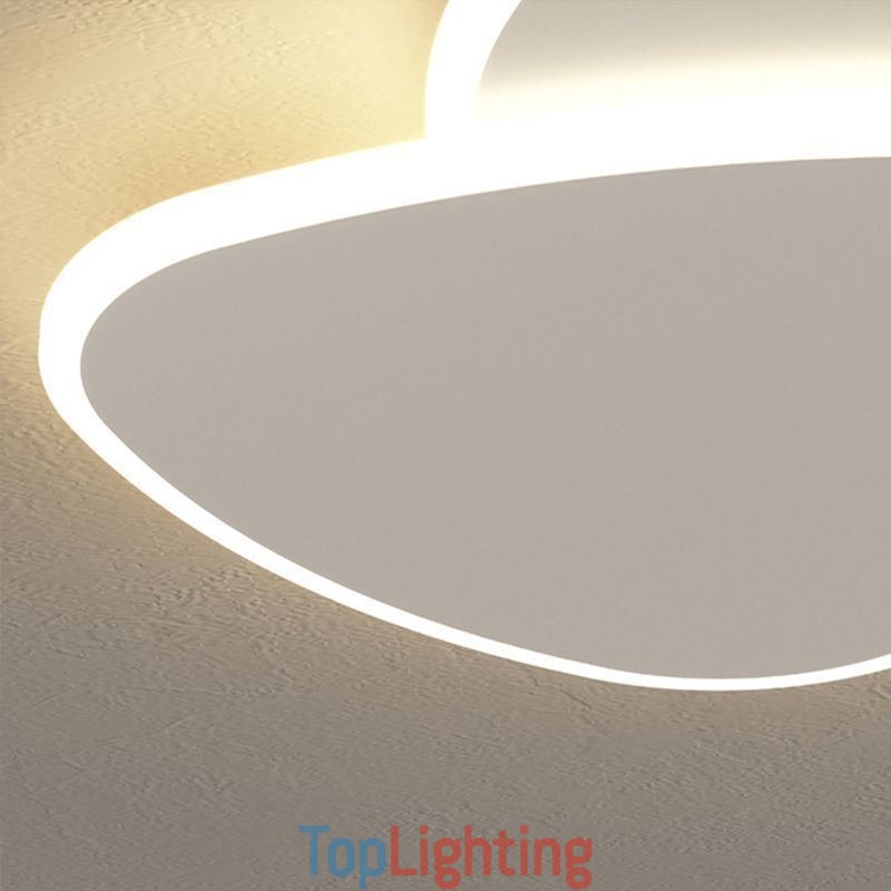 Flush Mount Double Triangle Ceiling Lighting