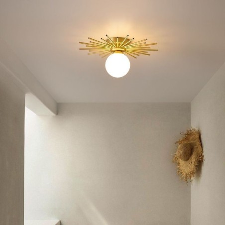 Modern 1 Light Flush Mount Ceiling Light Fixture Globe Ceiling Lamp Modern 1 Light Flush Mount Ceiling Light Fixture Globe Ceiling Lamp
