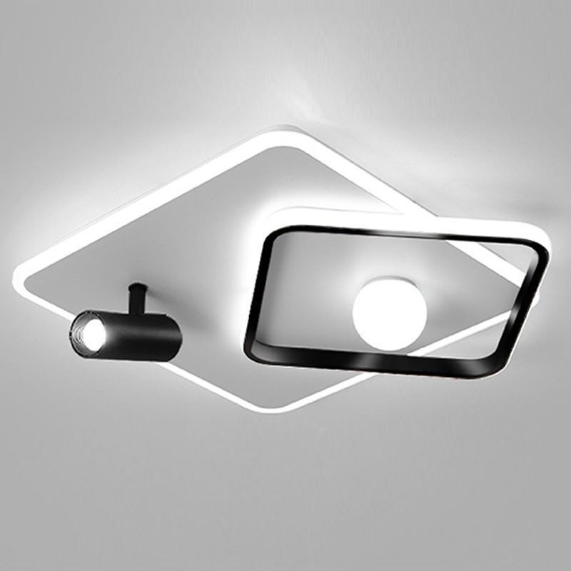 Flush Mount Acrylic Square Ceiling Light Spotlight
