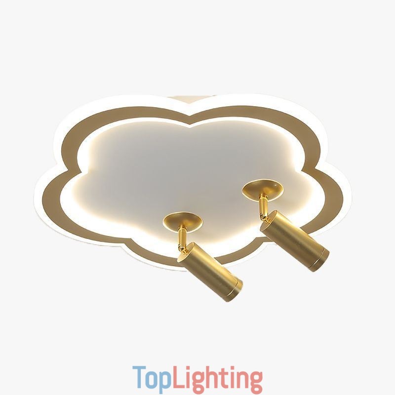 Flush Mount Acrylic Flower Shape Ceiling Light Spotlight