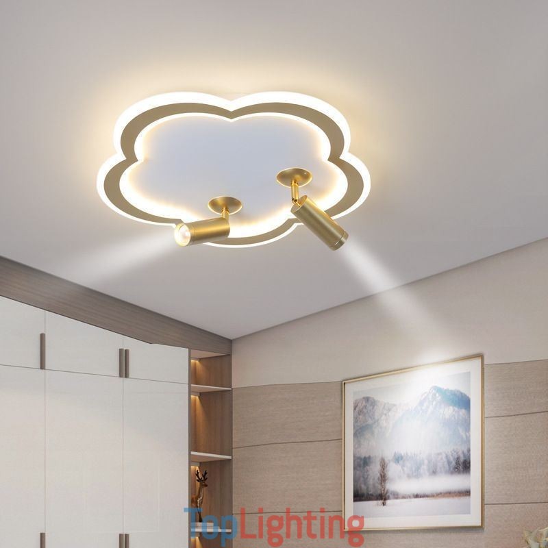 Flush Mount Acrylic Flower Shape Ceiling Light Spotlight