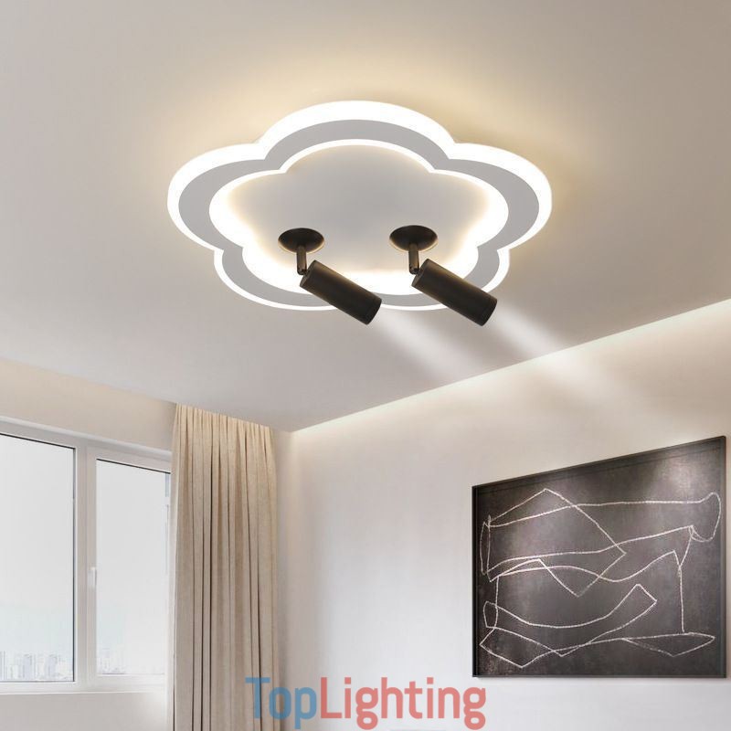 Flush Mount Acrylic Flower Shape Ceiling Light Spotlight