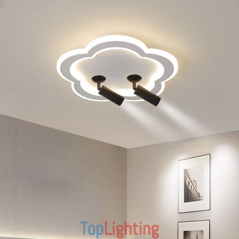 Flush Mount Acrylic Flower Shape Ceiling Light Spotlight