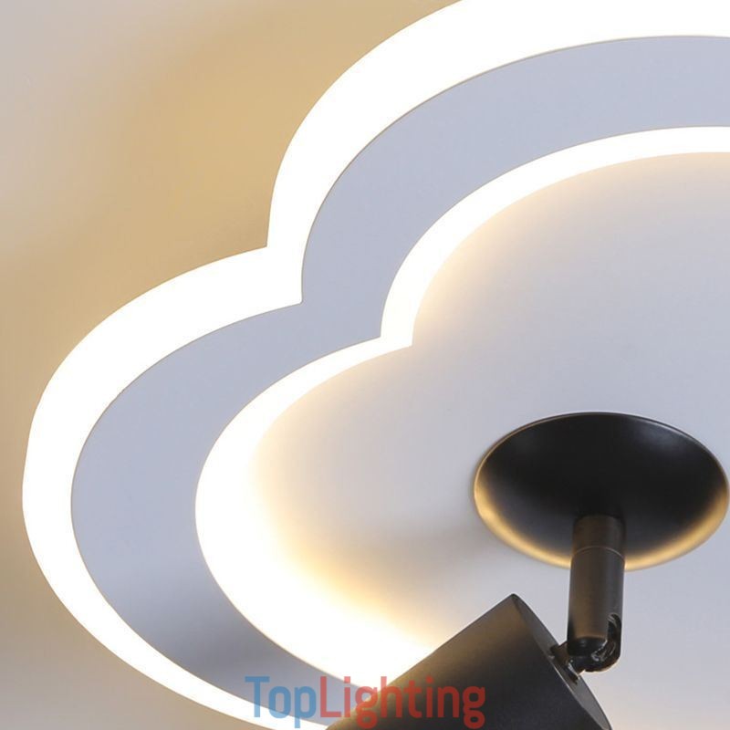 Flush Mount Acrylic Flower Shape Ceiling Light Spotlight
