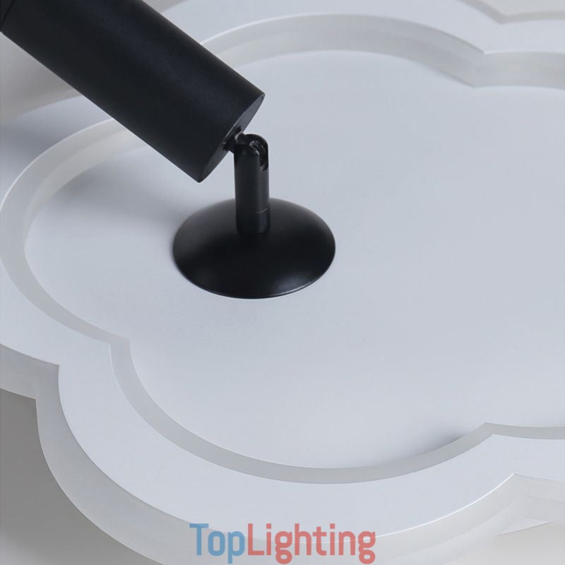 Flush Mount Acrylic Flower Shape Ceiling Light Spotlight