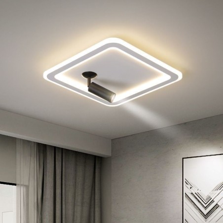 Square Flush Mount Ceiling Light Acrylic Spotlight Square Flush Mount Ceiling Light Acrylic Spotlight