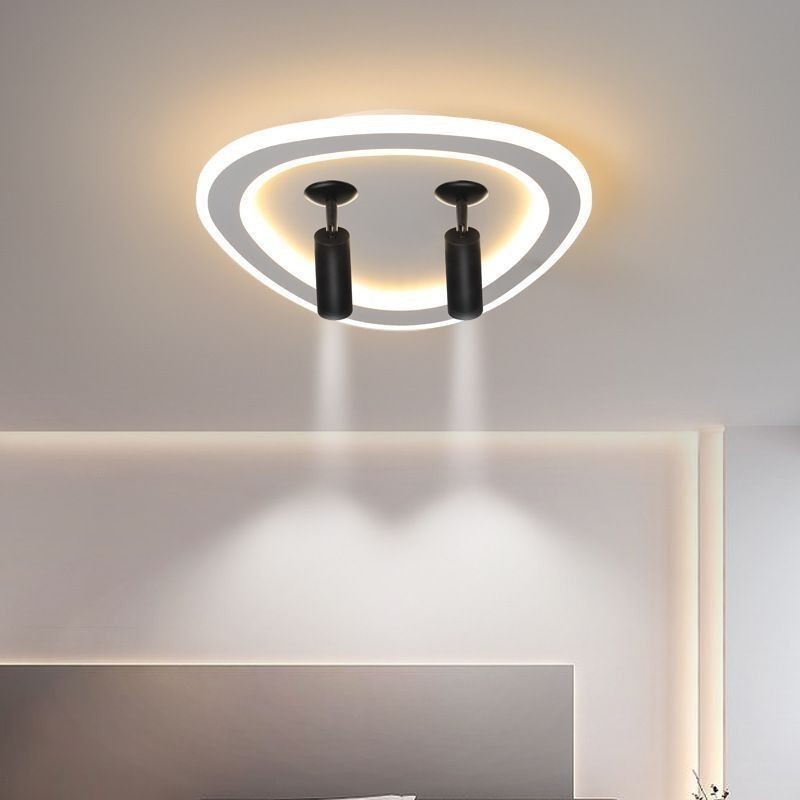 Ceiling Light Acrylic Triangle Flush Mount Spotlight