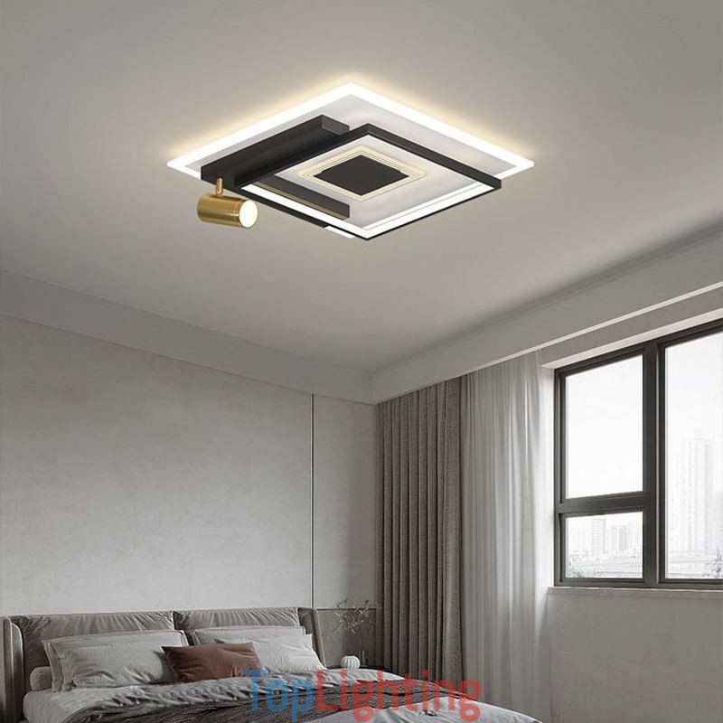 Geometric Flush Mount Acrylic Ceiling Light Spotlight