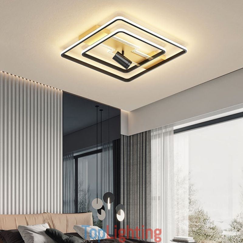 Geometric Flush Mount Acrylic Ceiling Light Spotlight