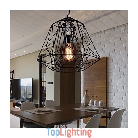 Pendant in Black Plait Lampshade Pendant in Black Plait Lampshade