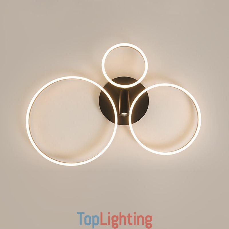 Ceiling Lamp Brushed Gold Halo Ring Lighting Spotlight