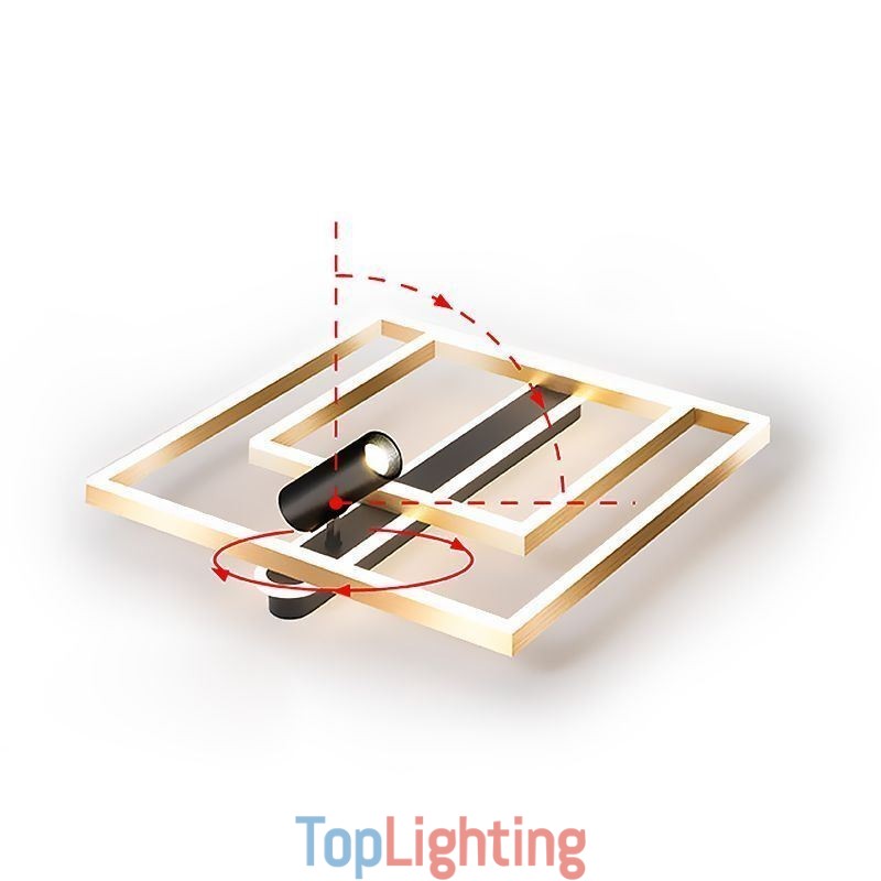Flush Mount Minimalist Acrylic Ceiling Lamp Spotlight