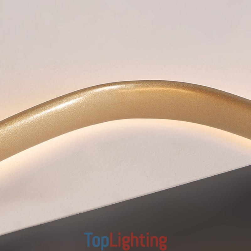 Flush Mount Brushed Gold Heart Shape Lighting Spotlight