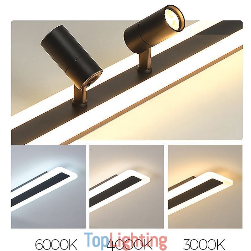 Linear Flush Mount Acrylic Ceiling Lamp Spotlight