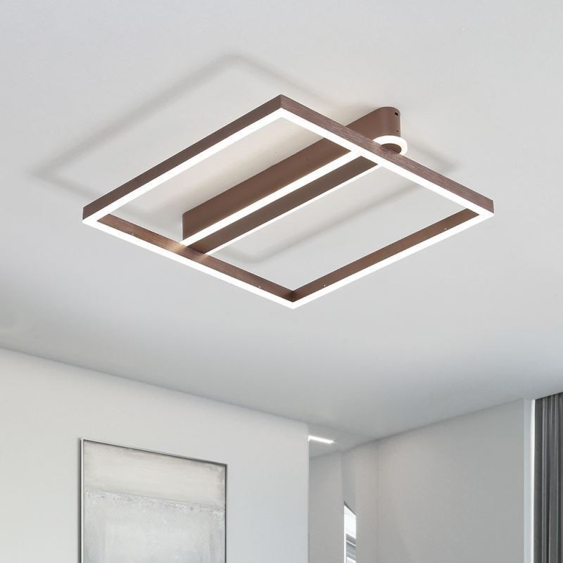 Acrylic Square Flush Mount Ceiling Light