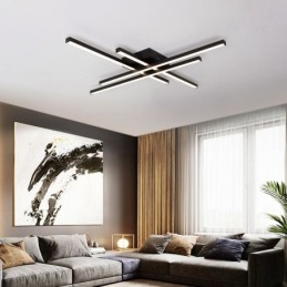 Linear Flush Mount Ceiling Light Simple Acrylic Lighting