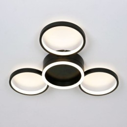 4 Ring Flush Mount Ceiling Light